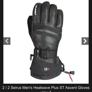 Men's Black Heatwave Plus ST Ascent Gloves